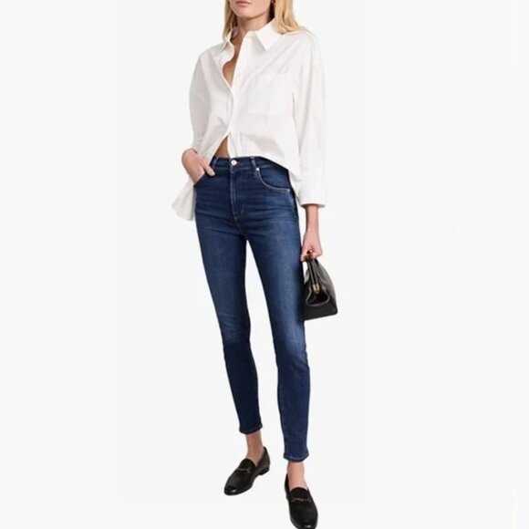 Size 25 Citizens of Humanity Avedon Women's Skinny Leg Stretch Denim Blue Jeans